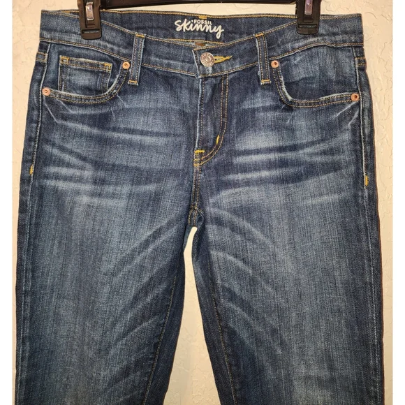 Fossil Women's Jeans Med Wash Skinny Size 29 - Picture 3 of 10